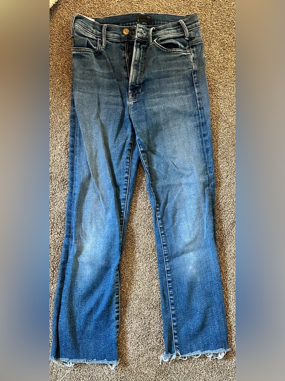 Mother Denim straight let jeans